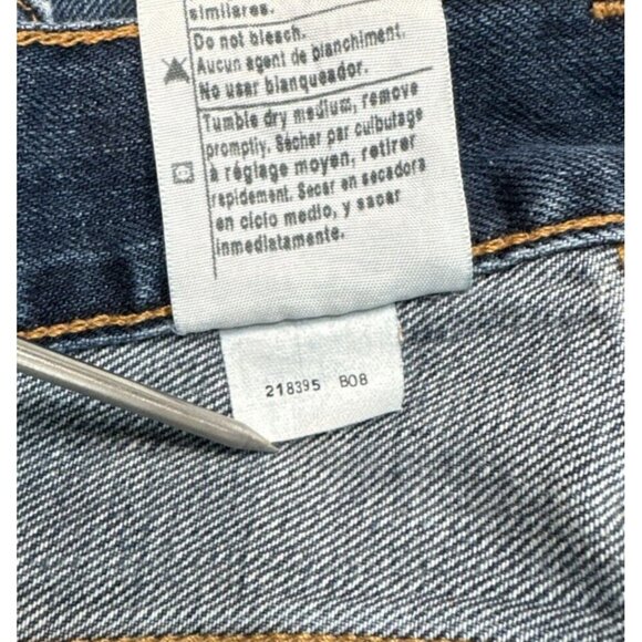 Carhartt Jeans Mens 40 Blue Denim Straight Fit Relaxed Work Pants 40x30 - Picture 10 of 11